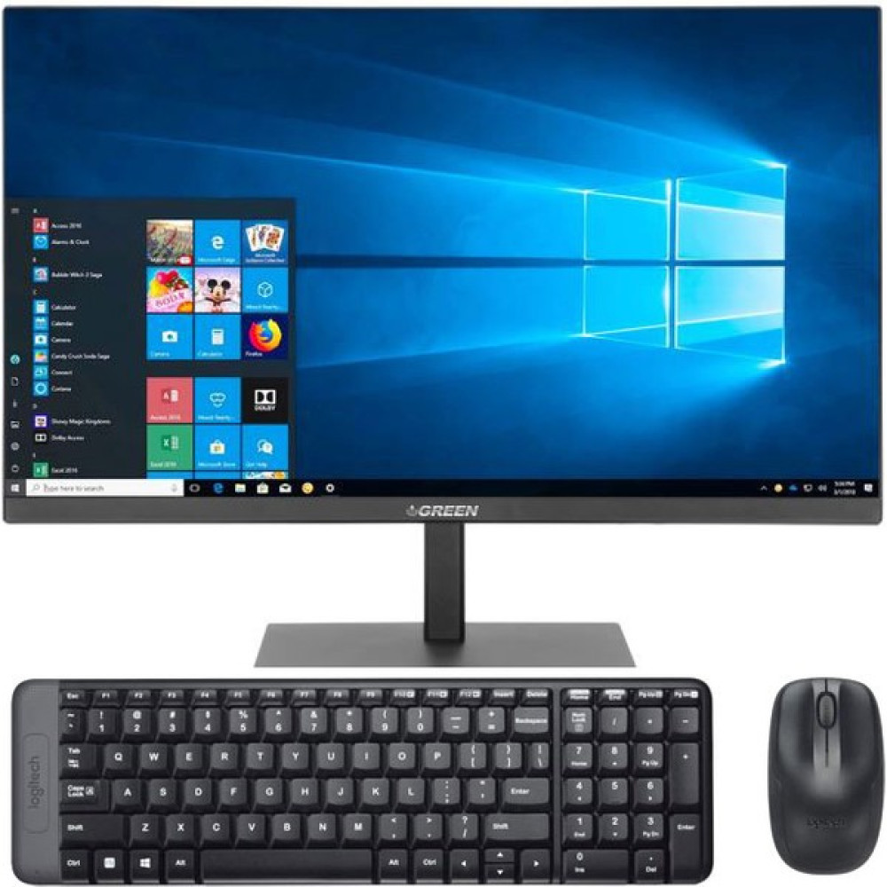 Green GR22İ3-828 22" All In One Pc Asus H610T I3 13.nesil 13100 8 Ram 256GB M2 Klavye Set Pıvot Oto Boyaları Fiyatı