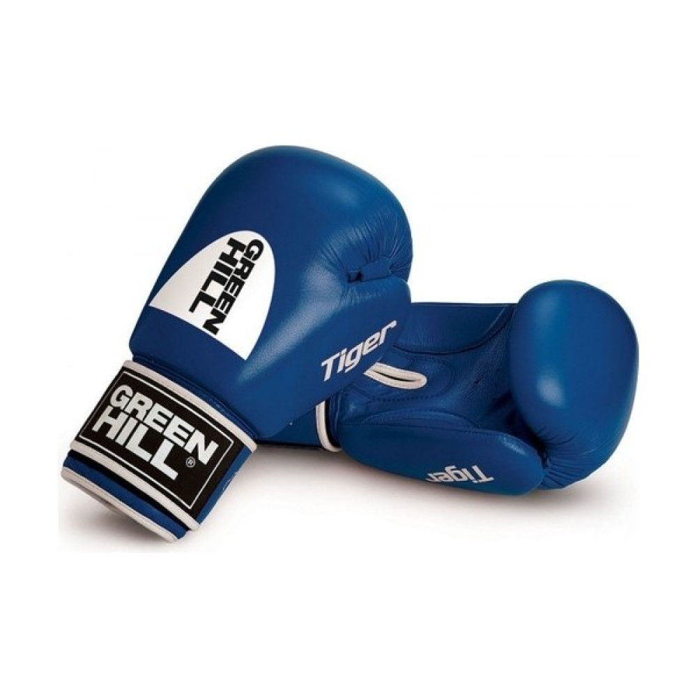 Green Hill Tiger Aıba Onaylı Deri Müsabaka Boks Eldiveni Mavi 12 Oz Diğer Spor Ürünleri Fiyatı