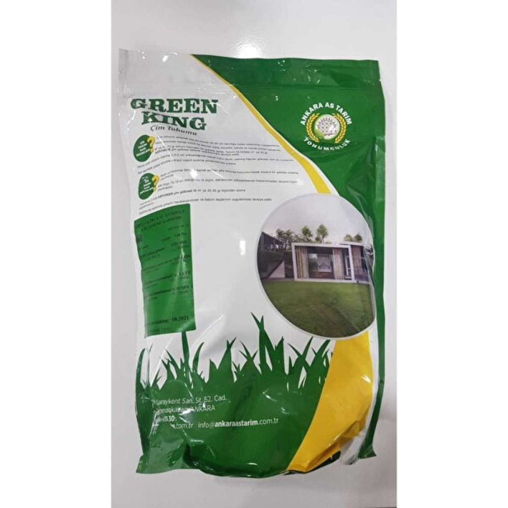Green King 6m Orjinal Paket 1kg Ithal Çim Tohumu - 1 kg Tohum Fiyatı