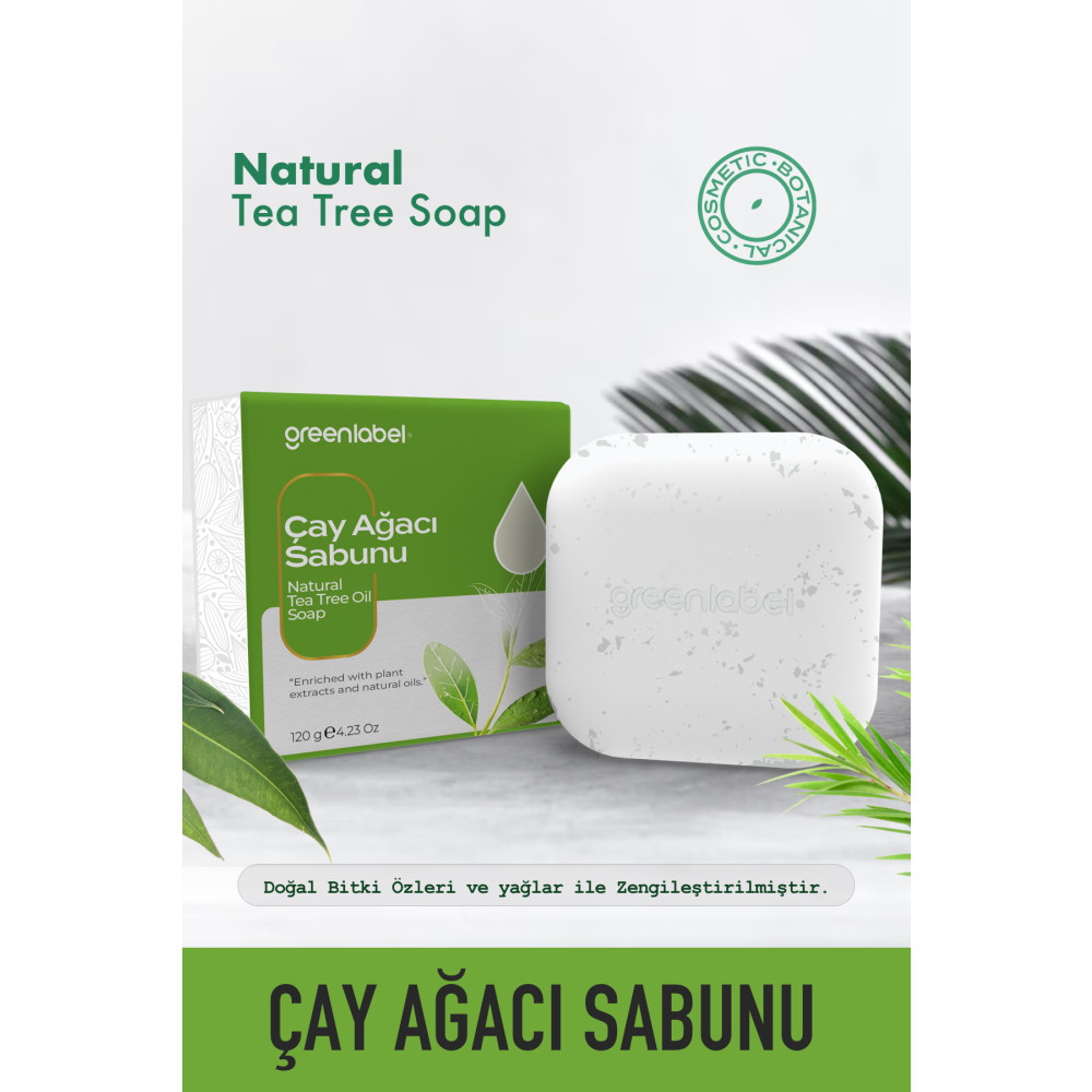 Green Label Çay Ağacı Sabunu Natural Sivilce Ve Akne Karşıtı 120 Gr. Vücut Bakımı Fiyatı