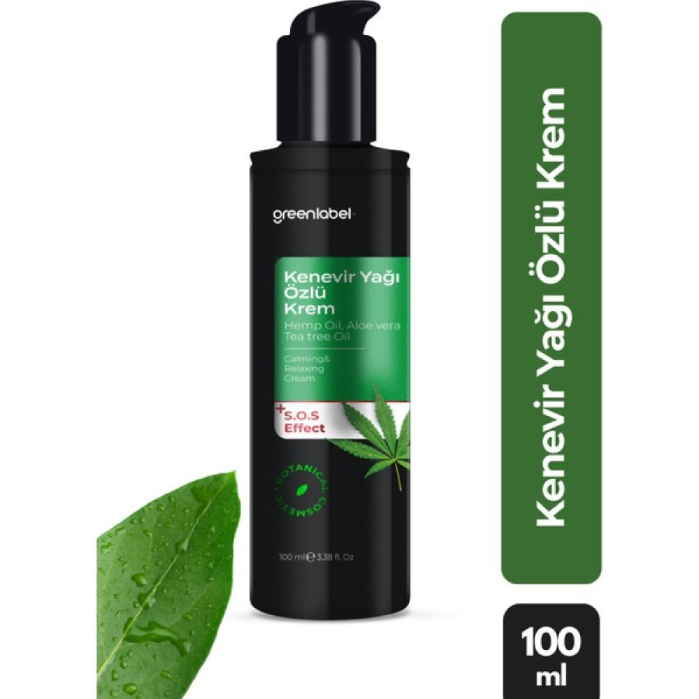 Green Label Greenlabel Kenevir & Aloevera & Çay Ağacı Vücut Kremi 100 Ml. Nemlendiriciler Fiyatı