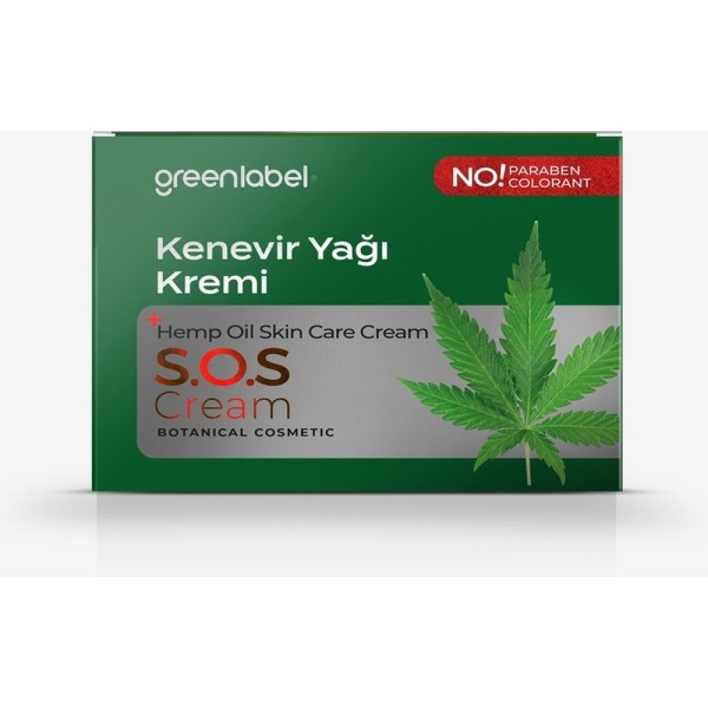 Green Label Greenlabel Kenevir Yağı Kremi S.o.s Krem Nemlendiriciler Fiyatı