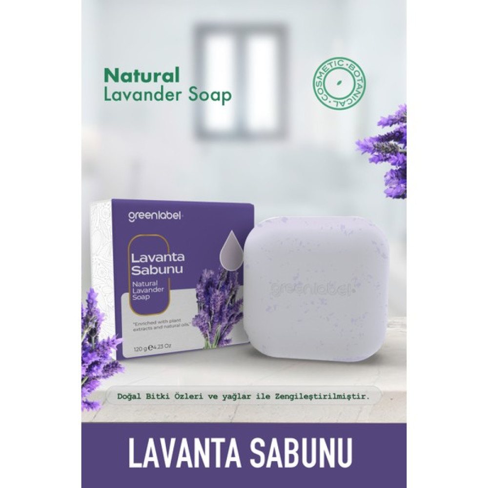 Green Label Lavanta Sabunu Natural Sebum ve Nem Dengeleyici 120GR. Sabunlar Fiyatı