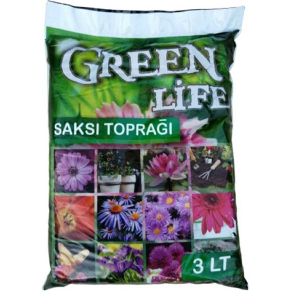 Green Life Bitki Toprağı, Fideleme ve Çiçek Toprağı Torf 3 lt Bitki Fiyatı