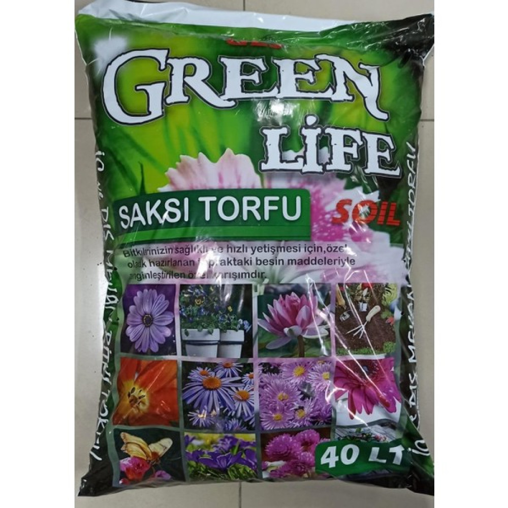 Green Life Harika Bitki Toprağı, Fideleme, Çiçek Toprağı, Htm Torf Humus Katkılı 40 Lt. Bitki Fiyatı