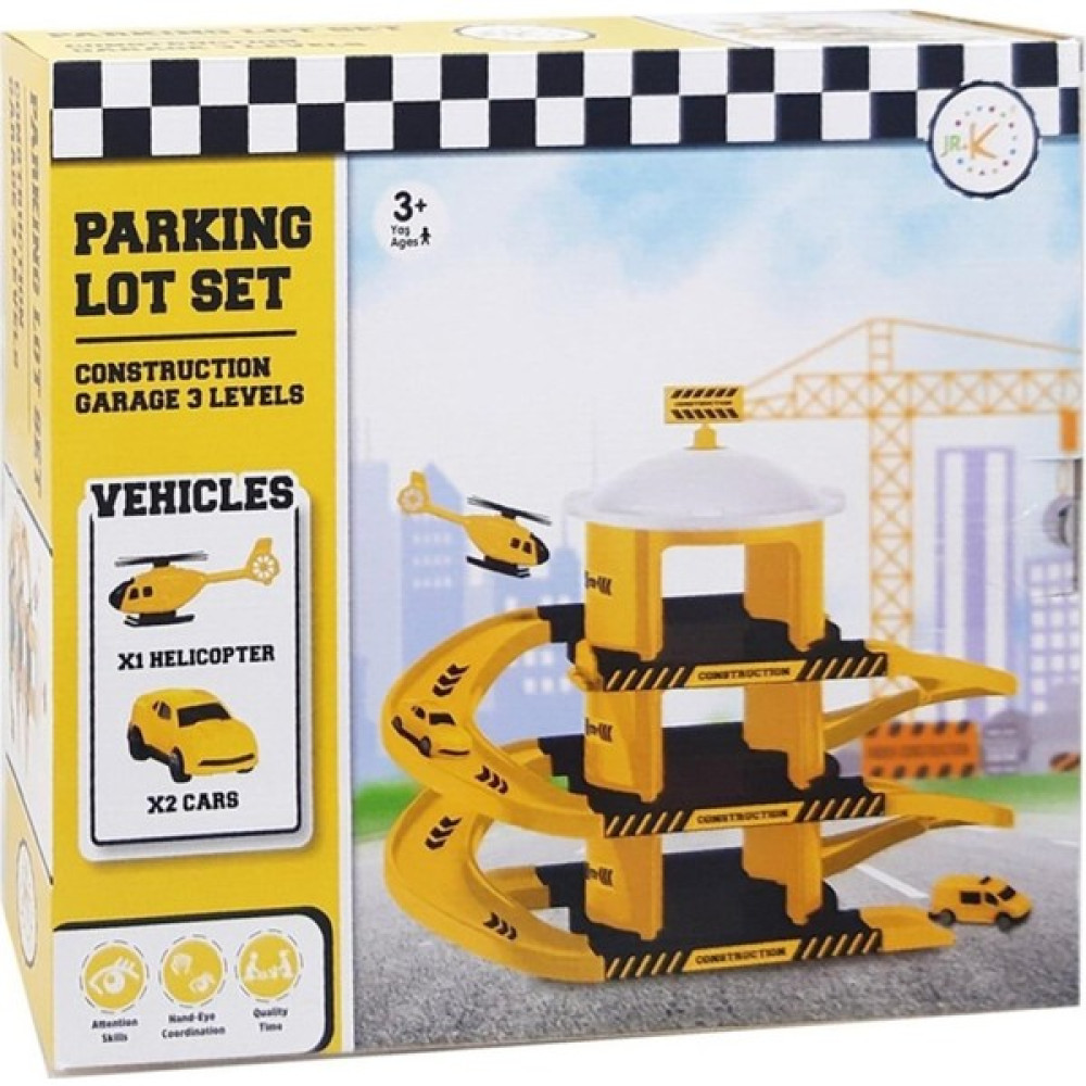 Green Life Hedyex 3 Katlı Oyuncak Otopark 1 Helikopter 2 Araba JRK2065 Oyuncak Fiyatı