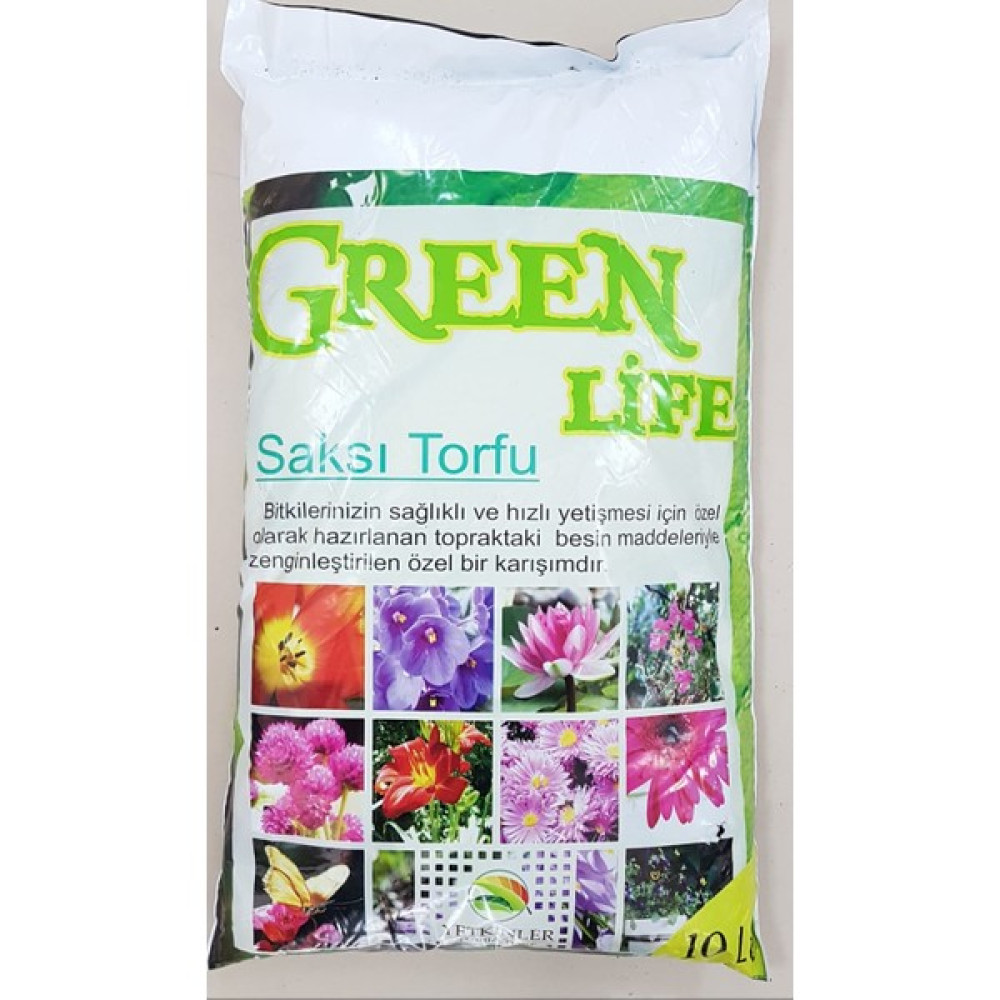 Green Life Torf Humus Katkılı Bi̇tki̇ Toprağı, Fideleme ve Çiçek Toprağı - 10 lt Bitki Fiyatı