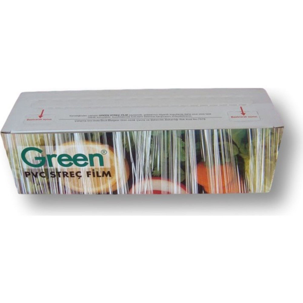 Green Streç Film 30cm x 300metre 9mikron Gıdaya Uygun Mutfak Gereçleri Fiyatı