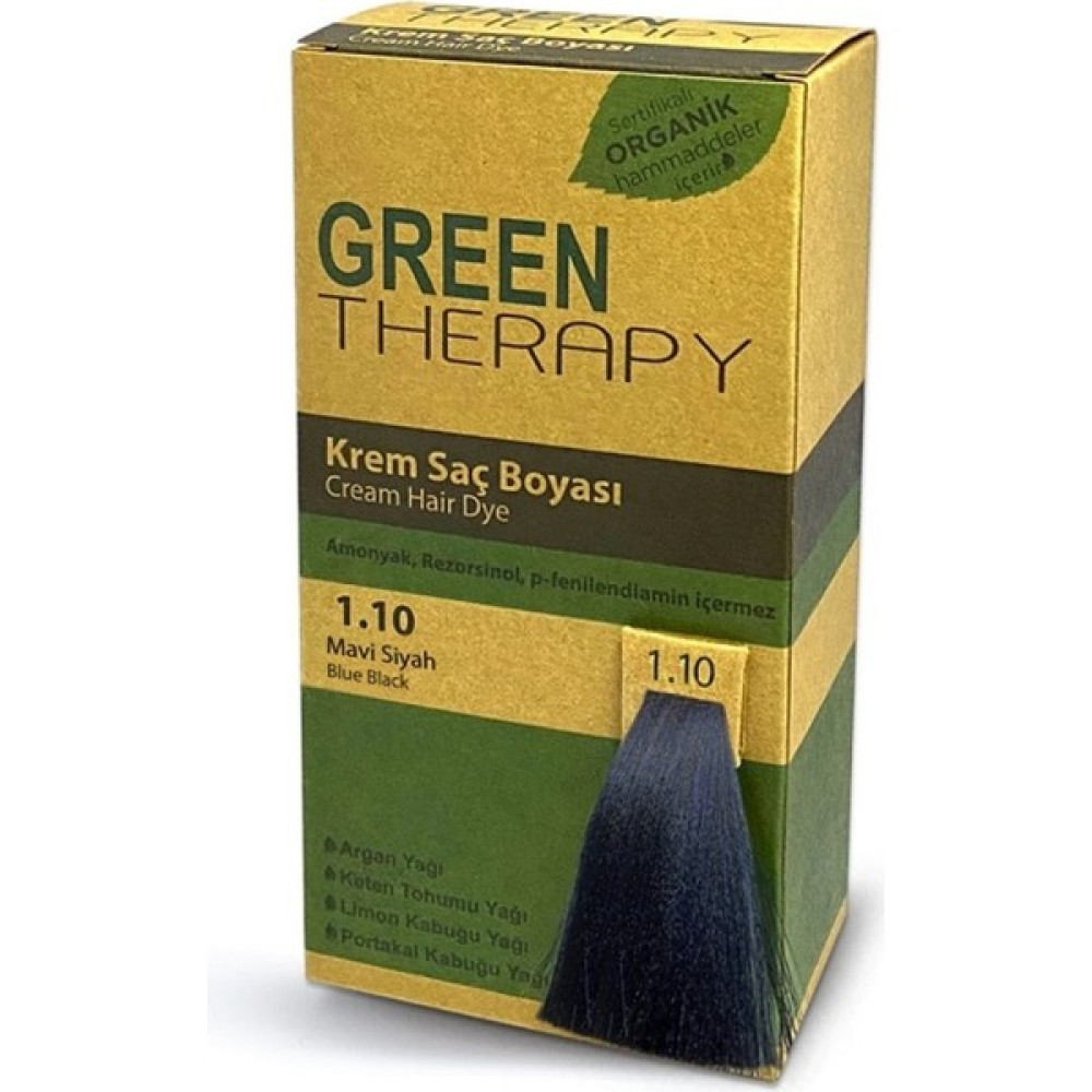 Green Therapy Krem Saç Boyası 1.10 Mavi Siyah Oto Boyaları Fiyatı
