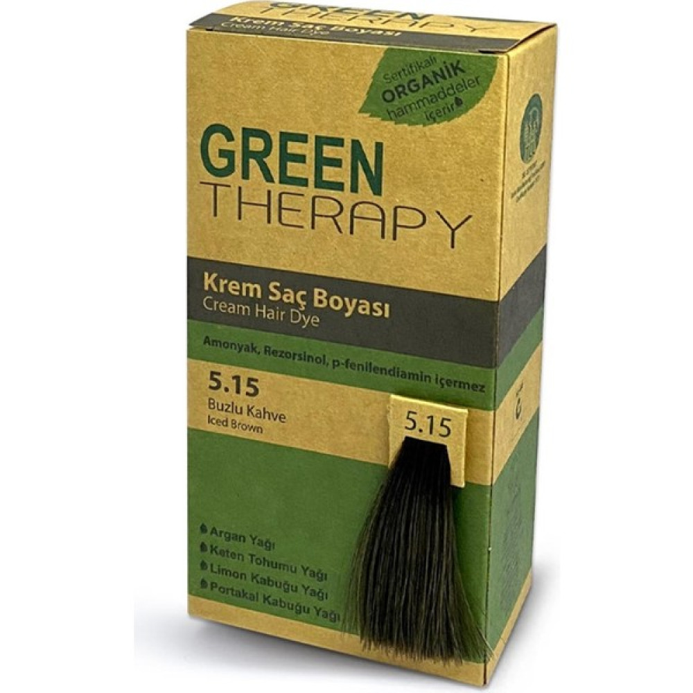 Green Therapy Krem Saç Boyası 5.15 Buzlu Kahve - 1 Oto Boyaları Fiyatı