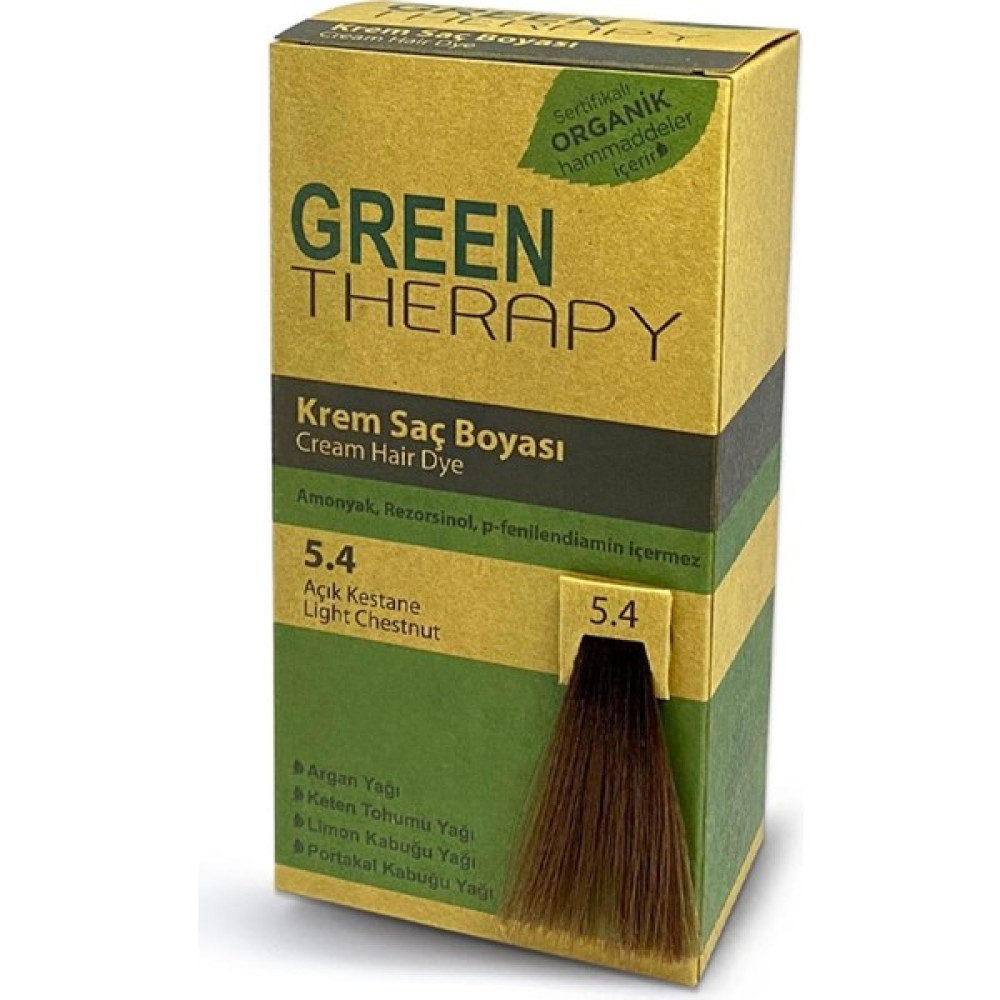Green Therapy Krem Saç Boyası 5.4 Açık Kestane Oto Boyaları Fiyatı