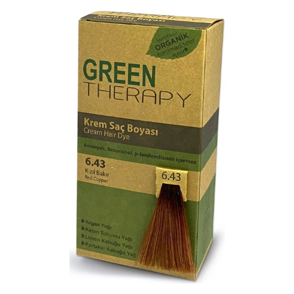 Green Therapy Krem Saç Boyası 6.43 Kızıl Bakır Saç Boyası Fiyatı