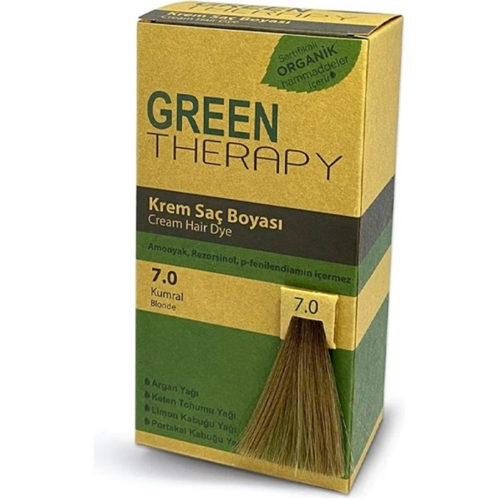 Green Therapy Krem Saç Boyası 7.0 Kumral Oto Boyaları Fiyatı