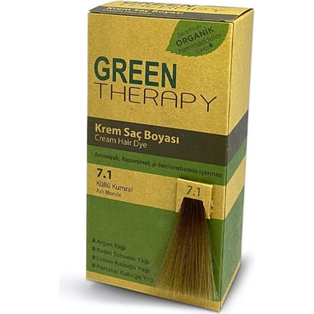 Green Therapy Krem Saç Boyası 7.1 Küllü Kumral Oto Boyaları Fiyatı