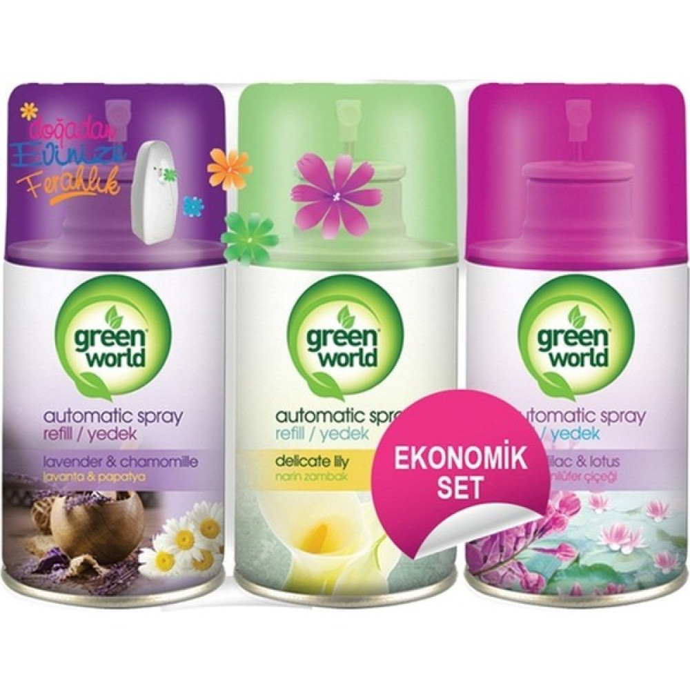 Green World Green World Oda Spreyi 3 X 250 Ml Oda Kokusu Fiyatı