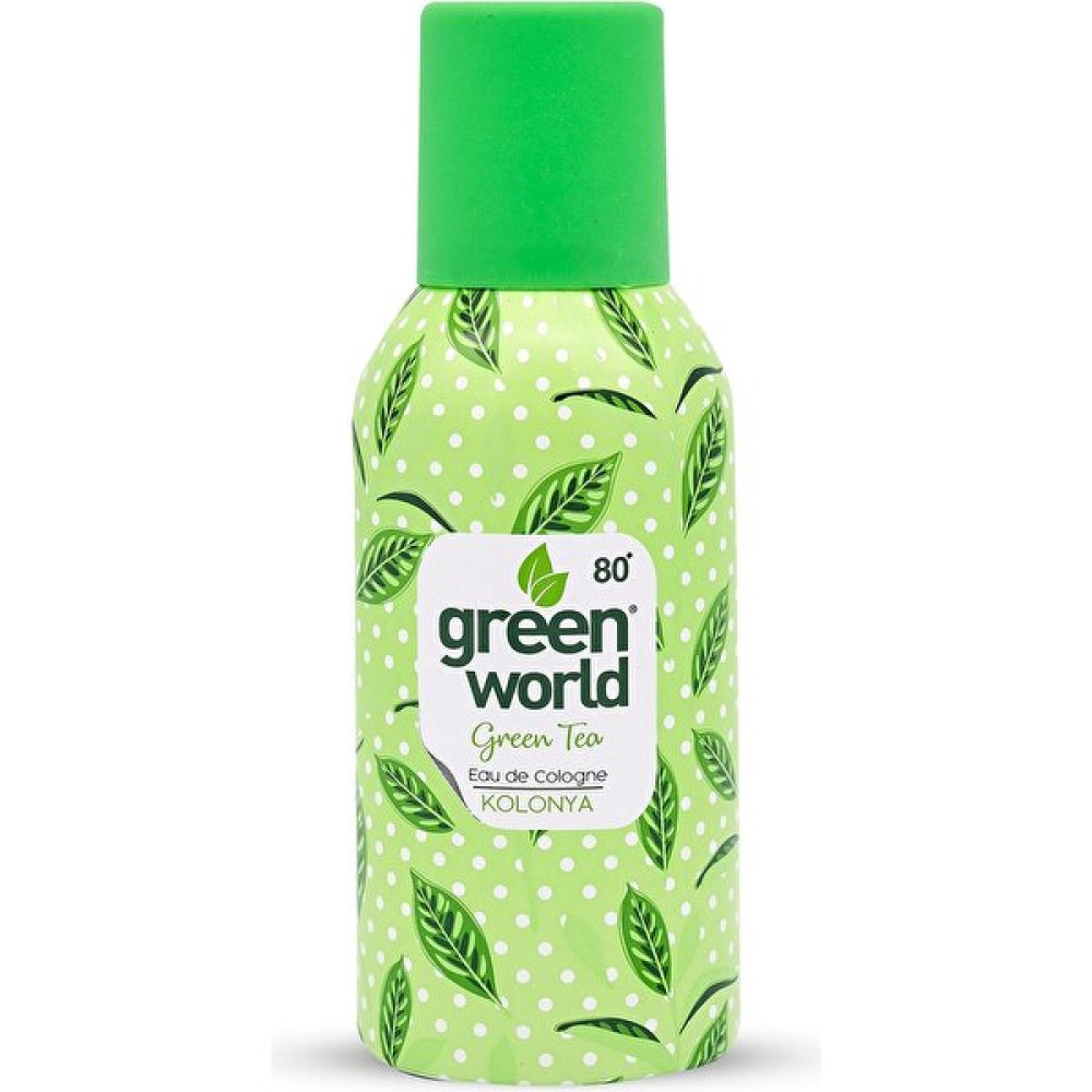 Green World Kolonya Green Tea Aerosol Sprey - 150 ml Kolonya & Gülsuyu Fiyatı