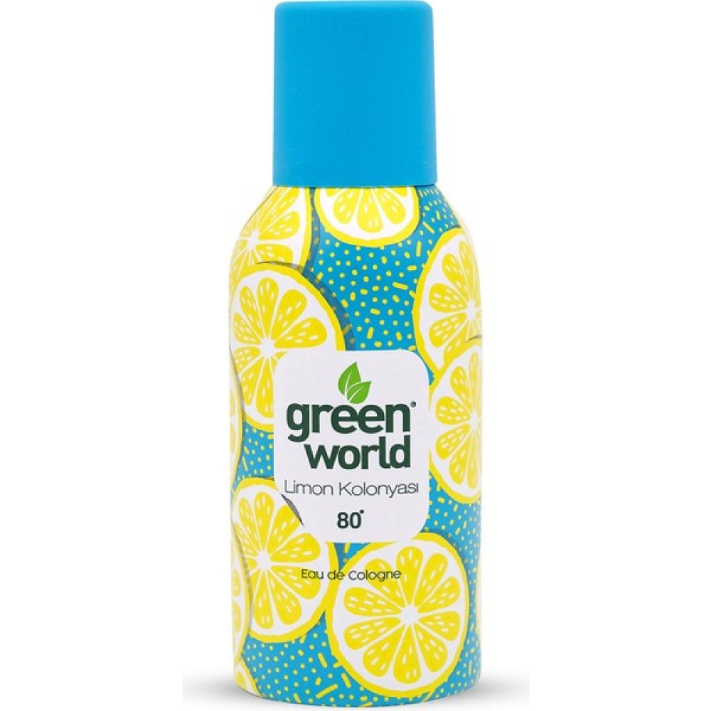 Green World Kolonya Lemon Aerosol Sprey - 150 ml Kolonya & Gülsuyu Fiyatı
