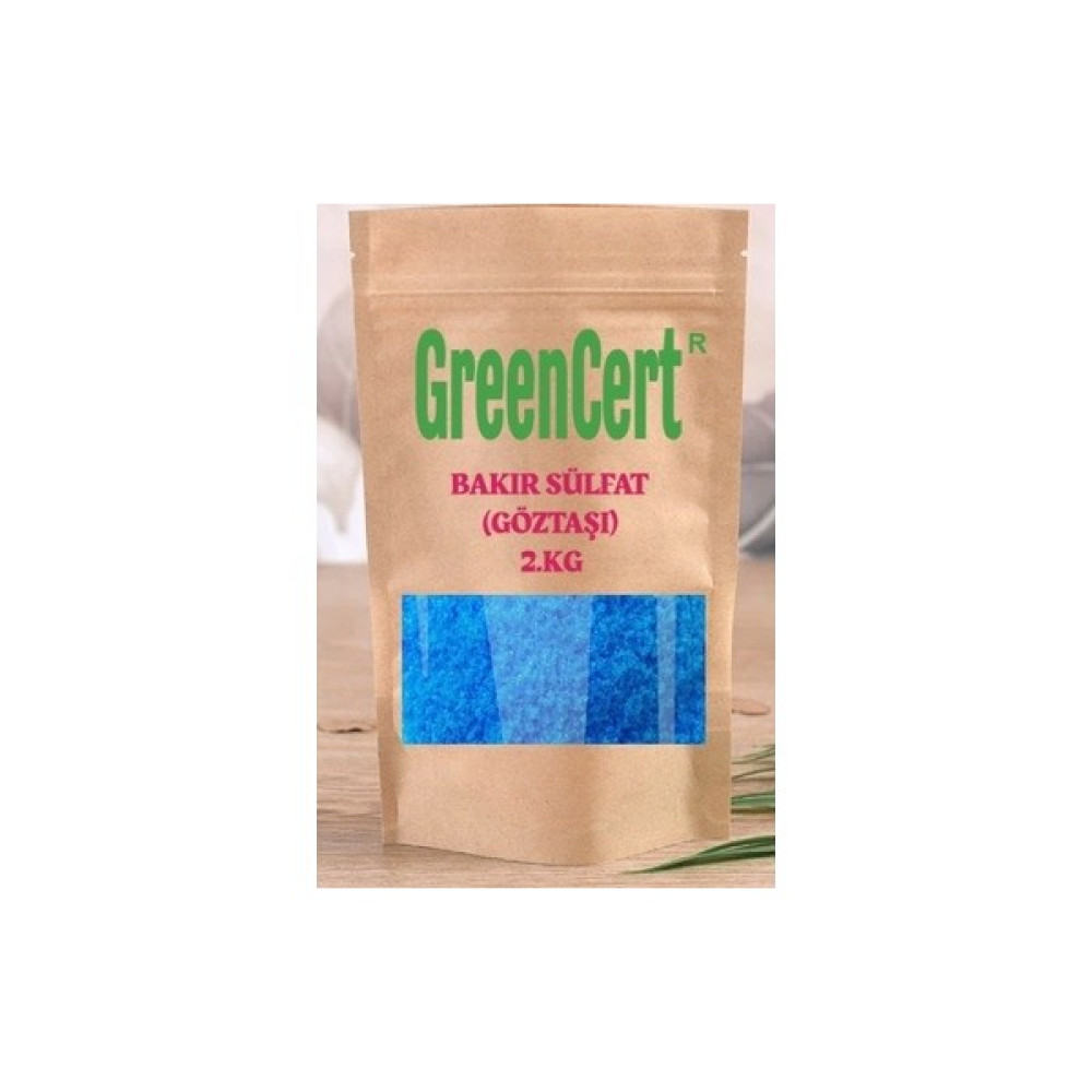 Greencert 2 kg - Göztasi - Bakır Sülfat / Bordo Bulamaci Için Gübre Fiyatı