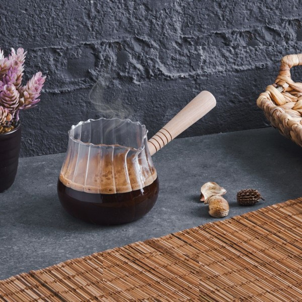 Greenfor Evlife Perotti Bambu Saplı Borosilikat Cam Cezve Cezve Takımları Fiyatı