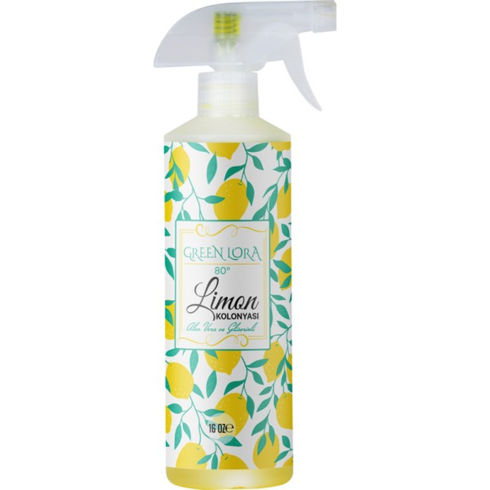 GreenLora Limon Kolonyası 80° Aloe Vera ve Gliserinli 16 Oz Oto Boyaları Fiyatı