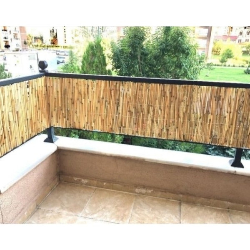 Greenosier 1X2M. Kamış Hasır Çit Gölgelik Balkon Çiti Bahçe Dekorasyon Bahçe Çiti Fiyatı