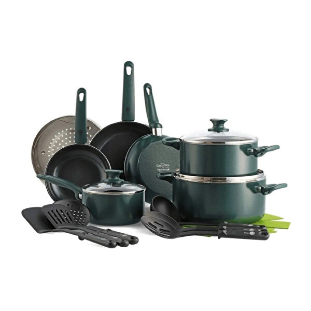 Greenpan Cambridge 16 Parça Yeşil Tencere Seti Tencereler Fiyatı
