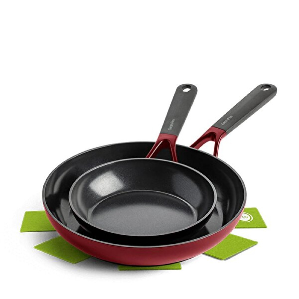 Greenpan Smartshape 20 CM ve 28 CM Kırmızı 2'li Tava Seti Tavalar Fiyatı