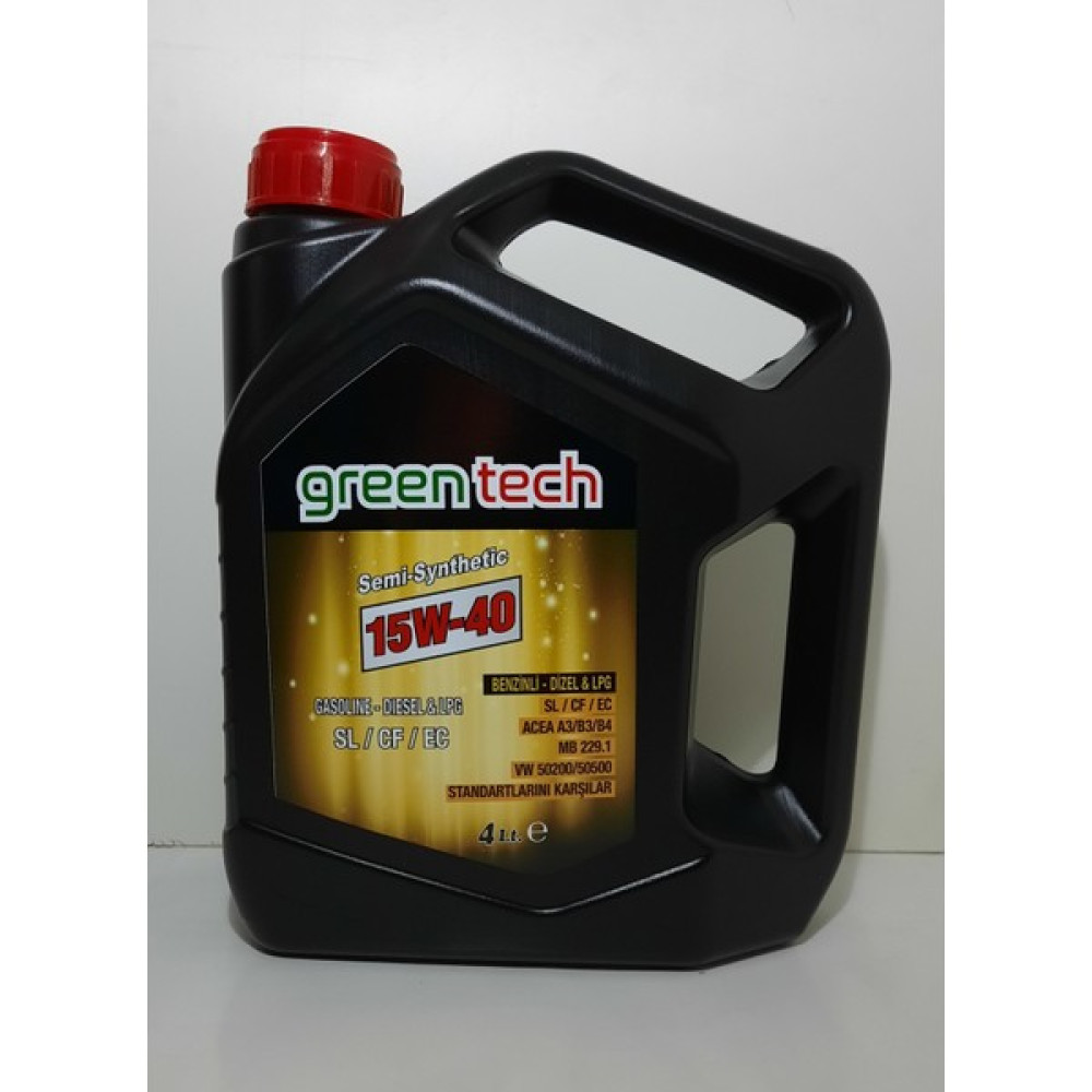 Greentech 15W-40 Motor Yağı 4 Litre (Üretim yılı :2023) Motor Yağı Fiyatı