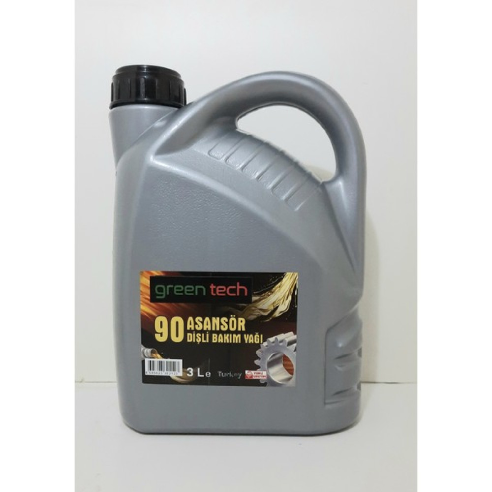 Greentech 90 Asansör Dişli Bakım Yağı 3 Litre Motor Yağı & Katkıları Fiyatı