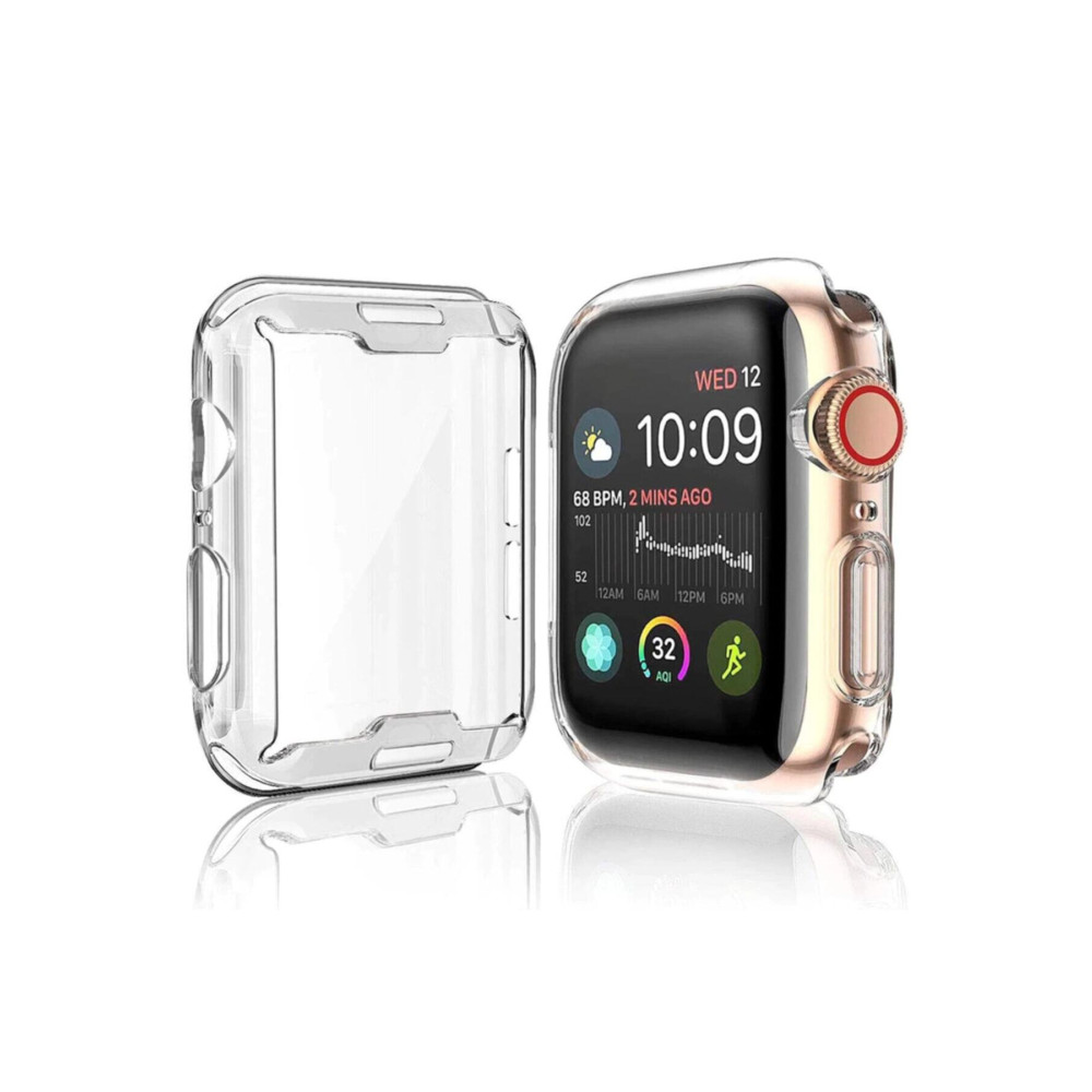 GREGOSS Apple Watch 2 3 4 5 6 Se Uyumlu Akıllı Saat 40 Mm 360 Tam Koruma Şeffaf Silikon Kılıf Cep Telefonu Ekran Koruyucusu Fiyatı