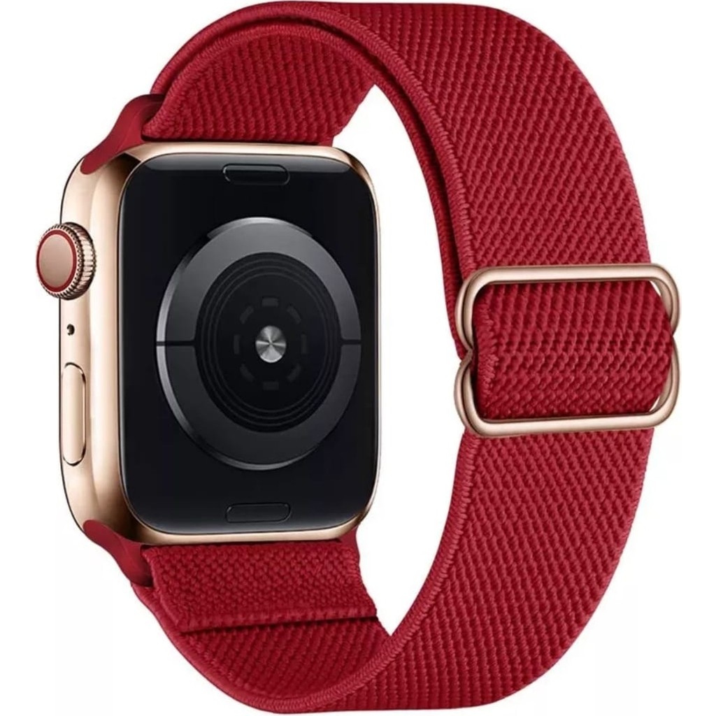Gregoss Apple Watch Uyumlu Saat Bandı ( 38-40-41 Mm)Ayarlanabilir Esnek Tokalı Kordon Kayış - Kırmızı Diğer Fiyatı