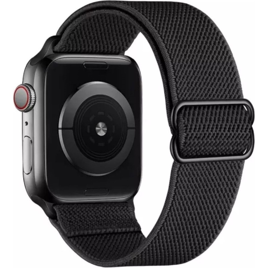 Gregoss Apple Watch Uyumlu Saat Bandı ( 38-40-41 Mm)Ayarlanabilir Esnek Tokalı Kordon Kayış - Siyah Diğer Fiyatı