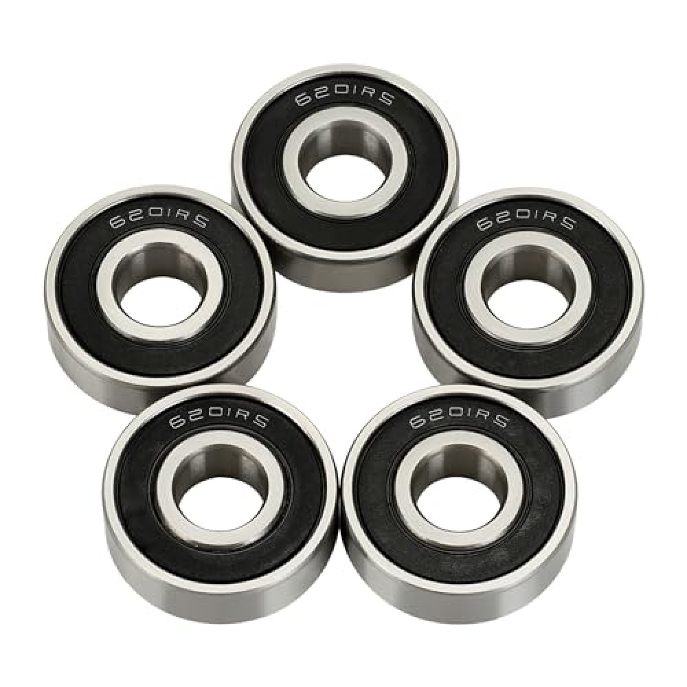 GREHUA Mini Bike Wheel Bearing Front and Rear for Coleman CT100U CC100X KT196 Motovox MBX10 MBX11 Baja Motorsports 97cc Doodle Bug Classic 80cc 105cc RT100 RT200 Go Kart Parts 6201RS
