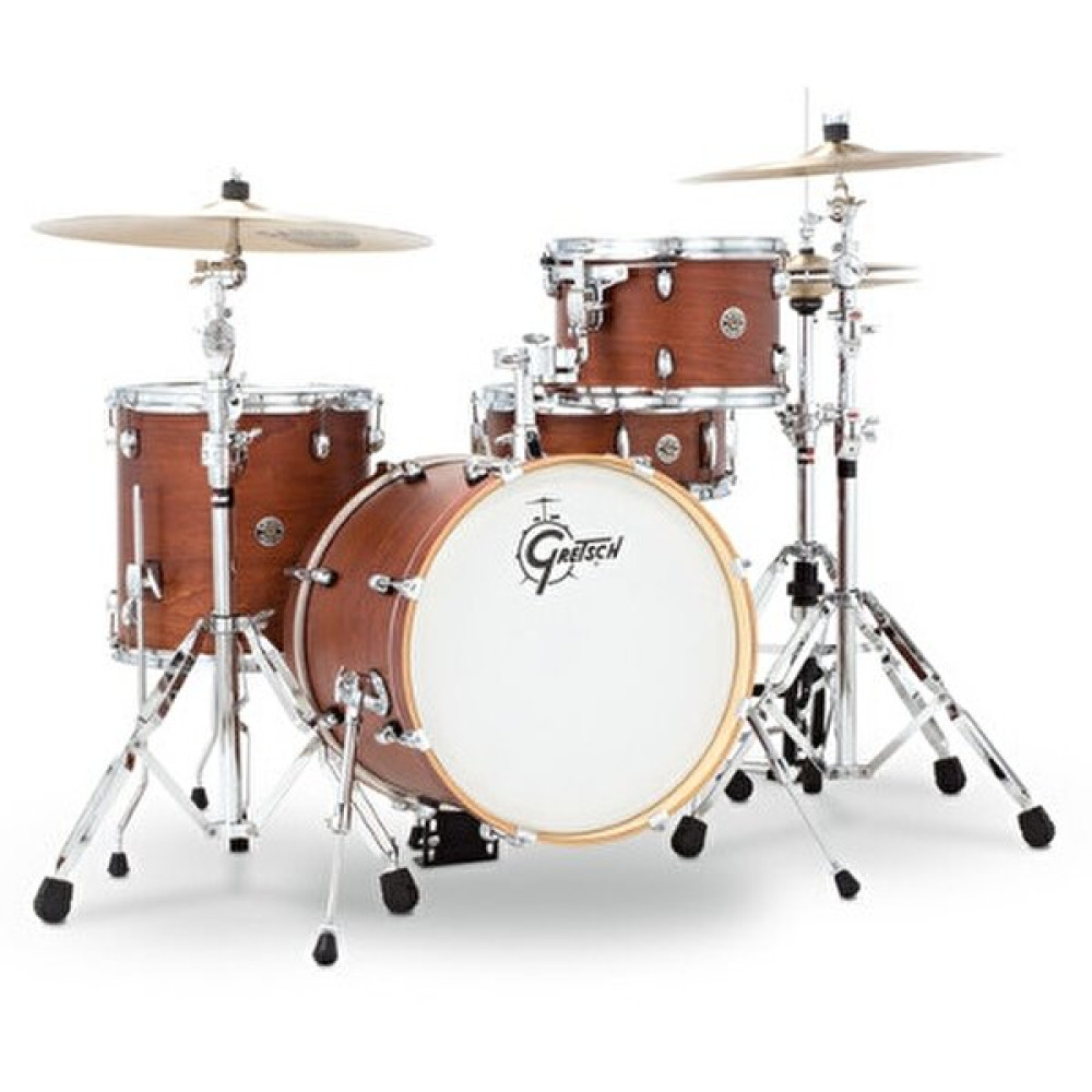 Gretsch Catalina Club Series 18 Inch 4 Parça Akustik Davul Seti (Satin Walnut Gaze) Vurmalı Çalgılar Fiyatı