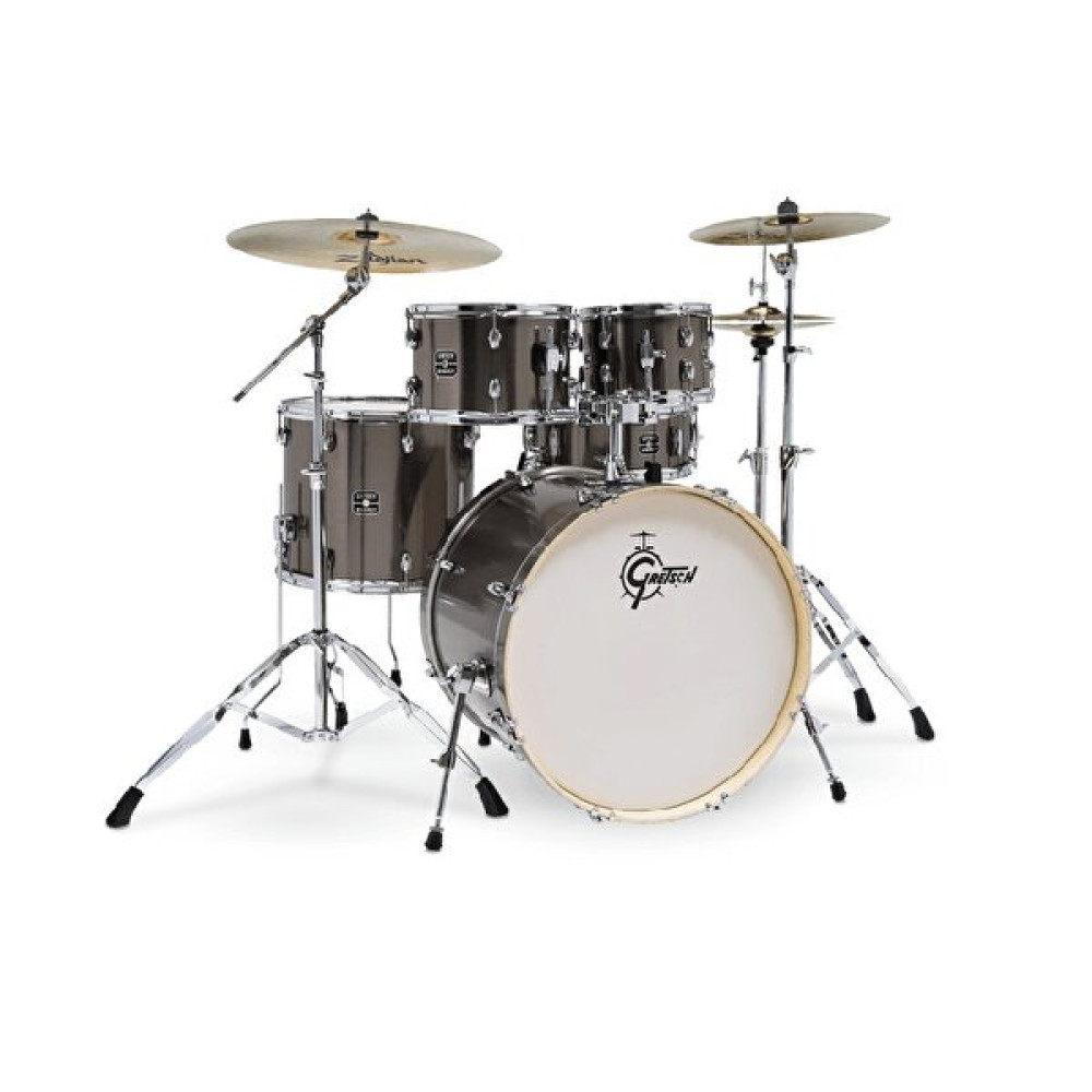 Gretsch Energy Serisi 22 Inch 5 Parça Hardware Davul Seti (Grey Steel) Vurmalı Çalgılar Fiyatı