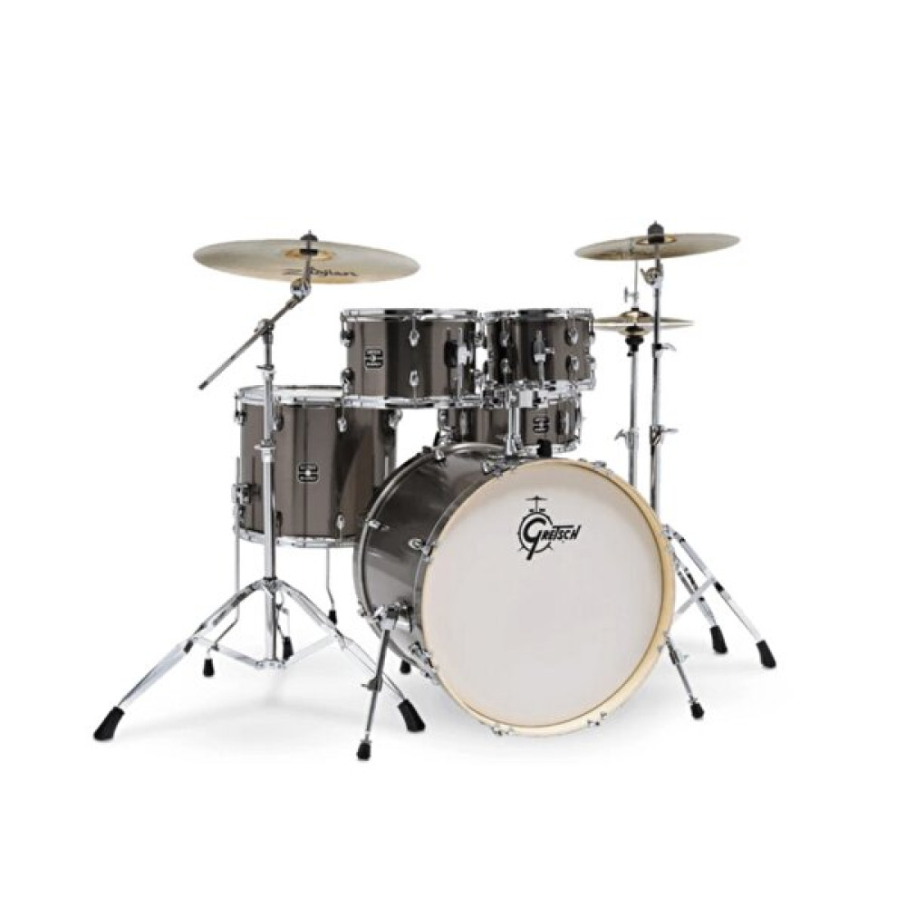 Gretsch Ge4605Gs Energy Serisi 22" 5 Parça Hardware Davul Seti (Grey Steel) Vurmalı Çalgılar Fiyatı