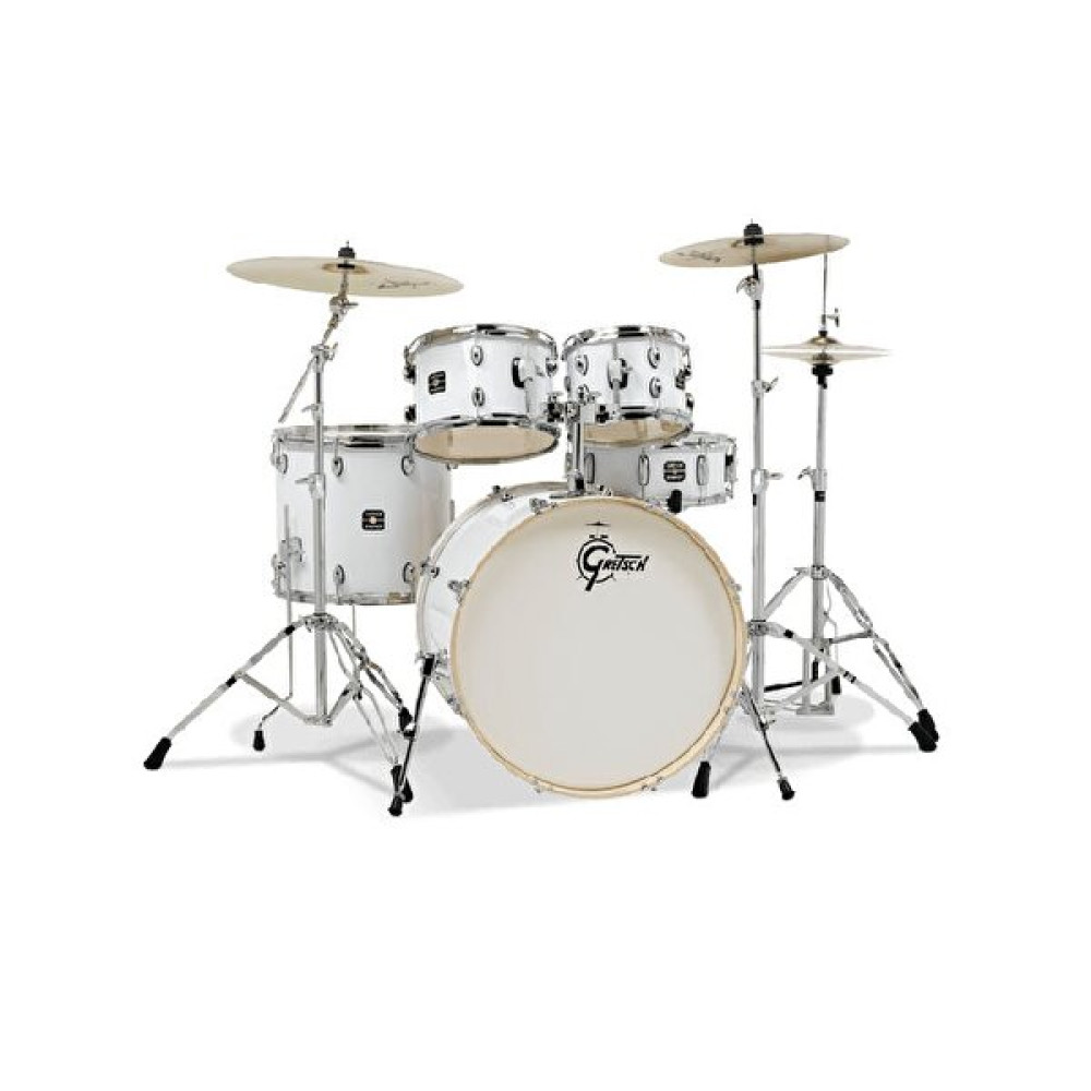 Gretsch Ge4E825W Energy Serisi 22" 5 Parça Beyaz Davul Seti (Aksamlar Dahil) Vurmalı Çalgılar Fiyatı