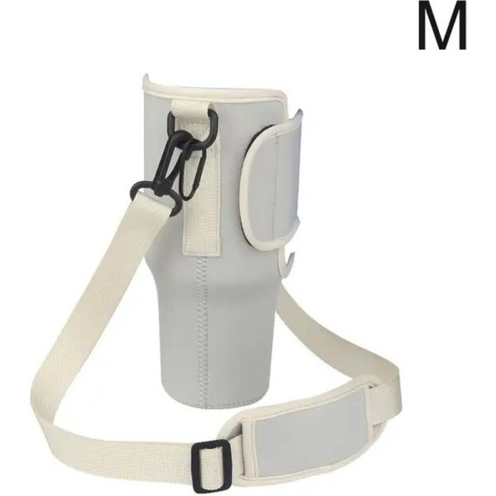 Gri 40 Oz Nuovoware Su Şişesi Taşıma Çantası Kılıfı Stanley Quencher Su Şişesi Tutucu Ayarlanabilir Omuz Askısı Kupa Kapağı (Yurt Dışından) Kamp Mutfağı Fiyatı