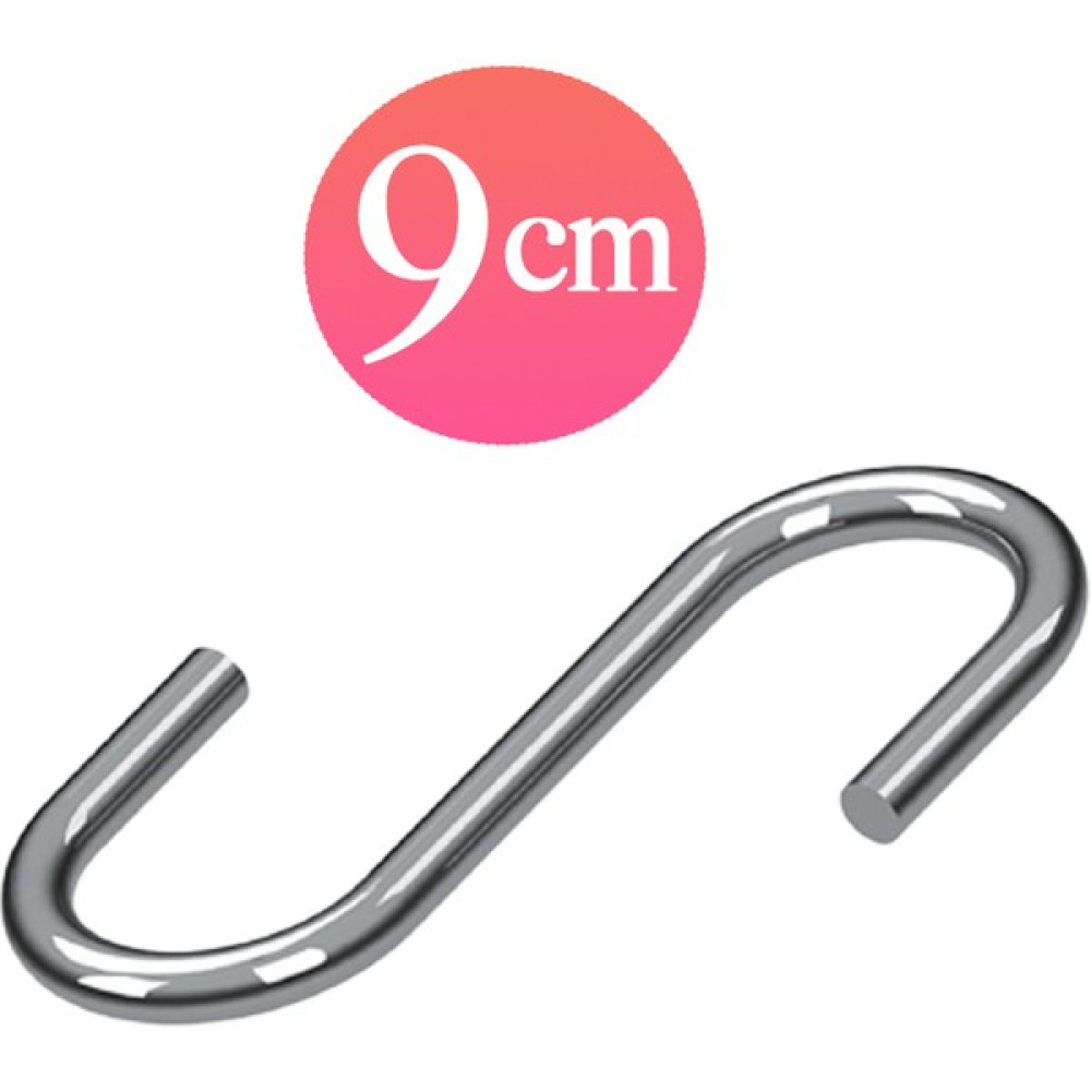 Gri Dekor 40 Adet 4 mm 9 cm ''s'' Kanca, Havlu, Eşarp, Saksı, Çanta, Ofis ve Mağazada Kullanılan Kancalar Oto Boyaları Fiyatı