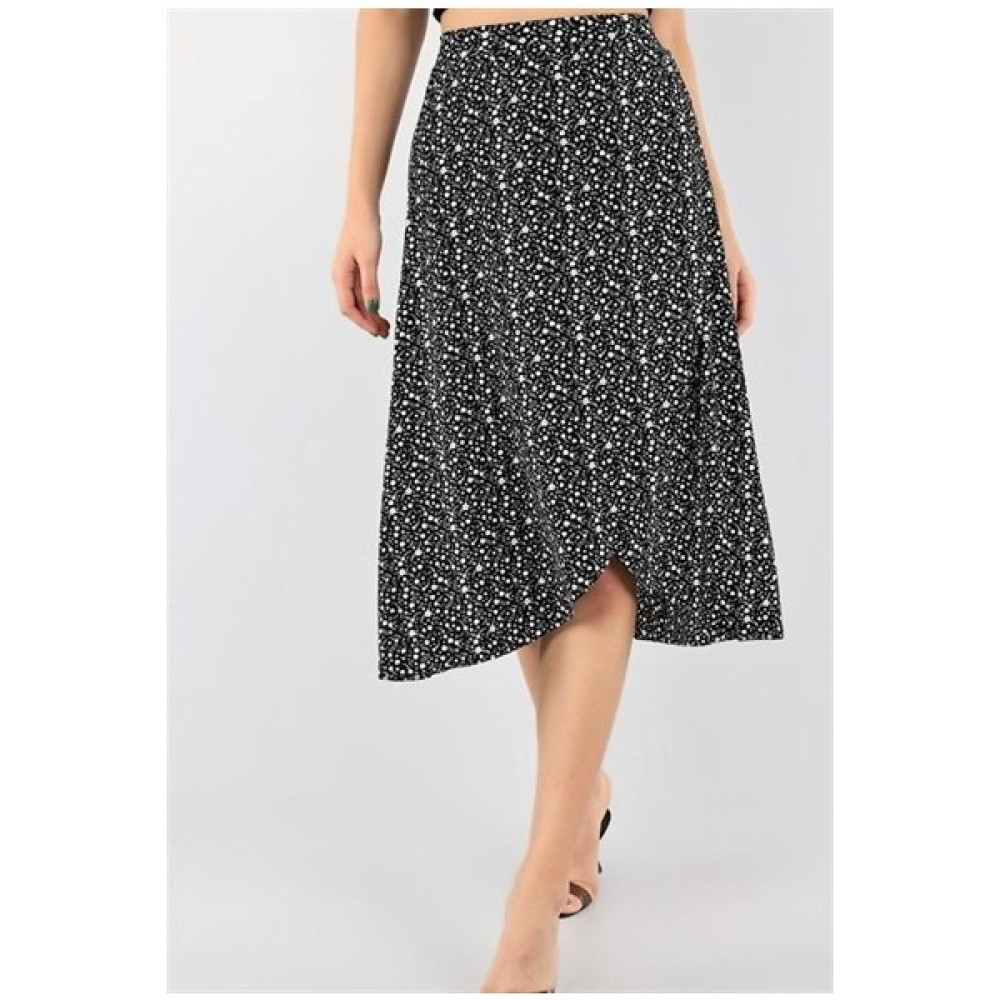 Gri Moda 266 Gri Moda Kemeri Lastikli Desenli Etek Etek Fiyatı