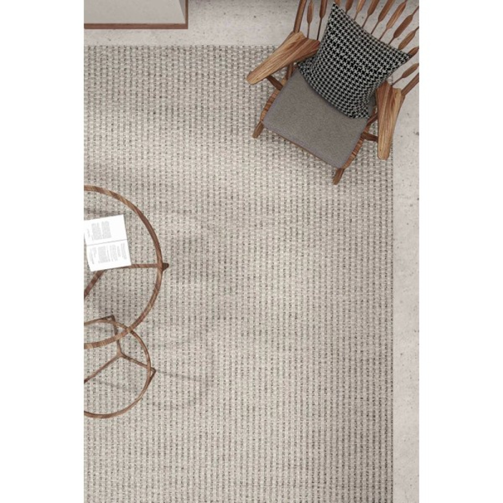 Gri Sisal Jüt Halı - Modern Ve Minimalist Salon Halısı - Hoom Rugs Sisal Jüt 666 - 80 x 150 cm - Açık Gri Salon Halısı Fiyatı