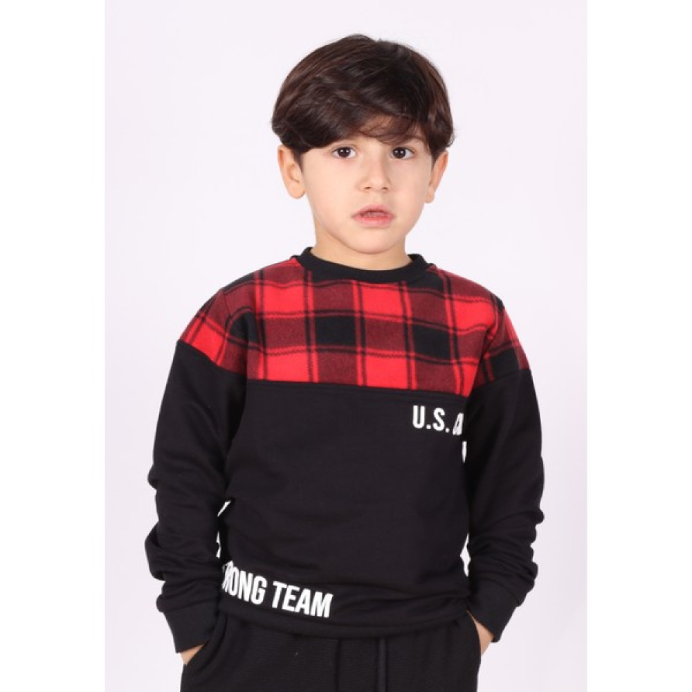 Griffon Baskı Detaylı Erkek Çocuk Sweatshirt E1023A6 Erkek Çocuk Sweatshirt Fiyatı