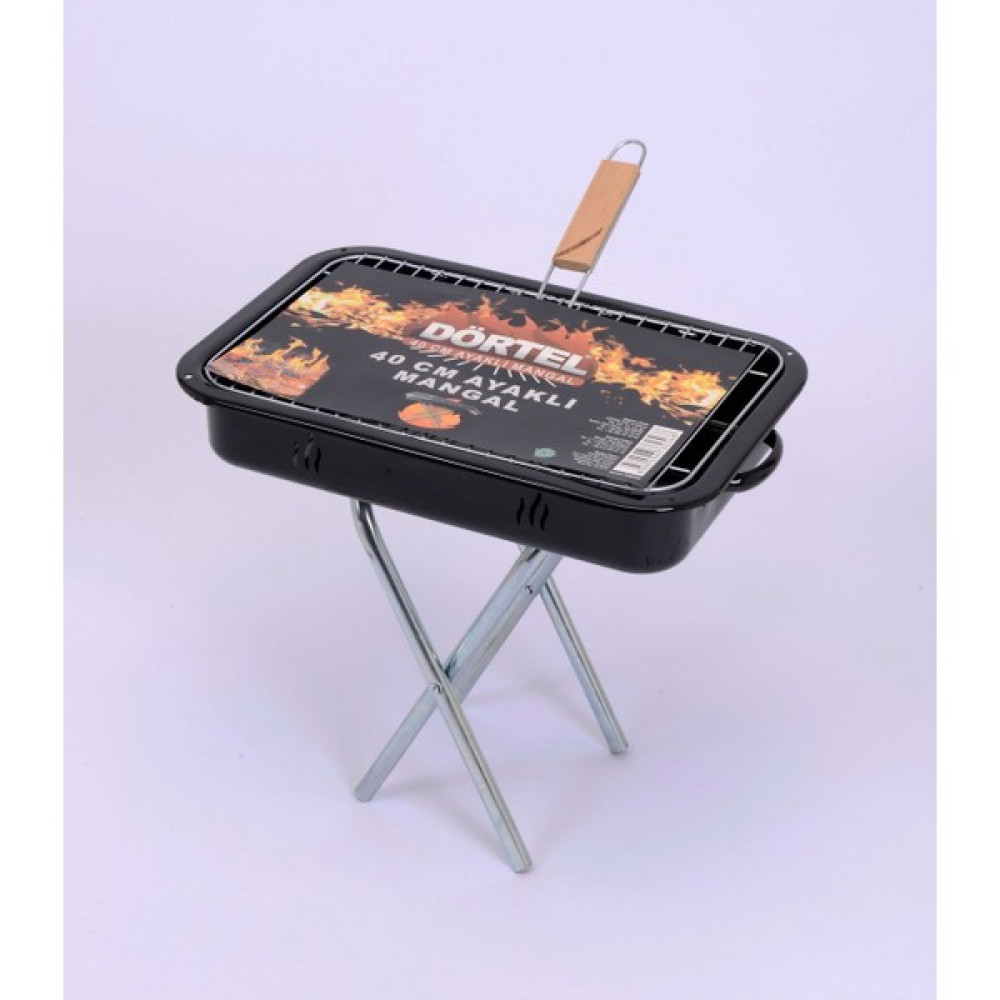 Grill Cup Dörtel 40CM Ayaklı Mangal Bahçe Mangalı & Barbekü Fiyatı