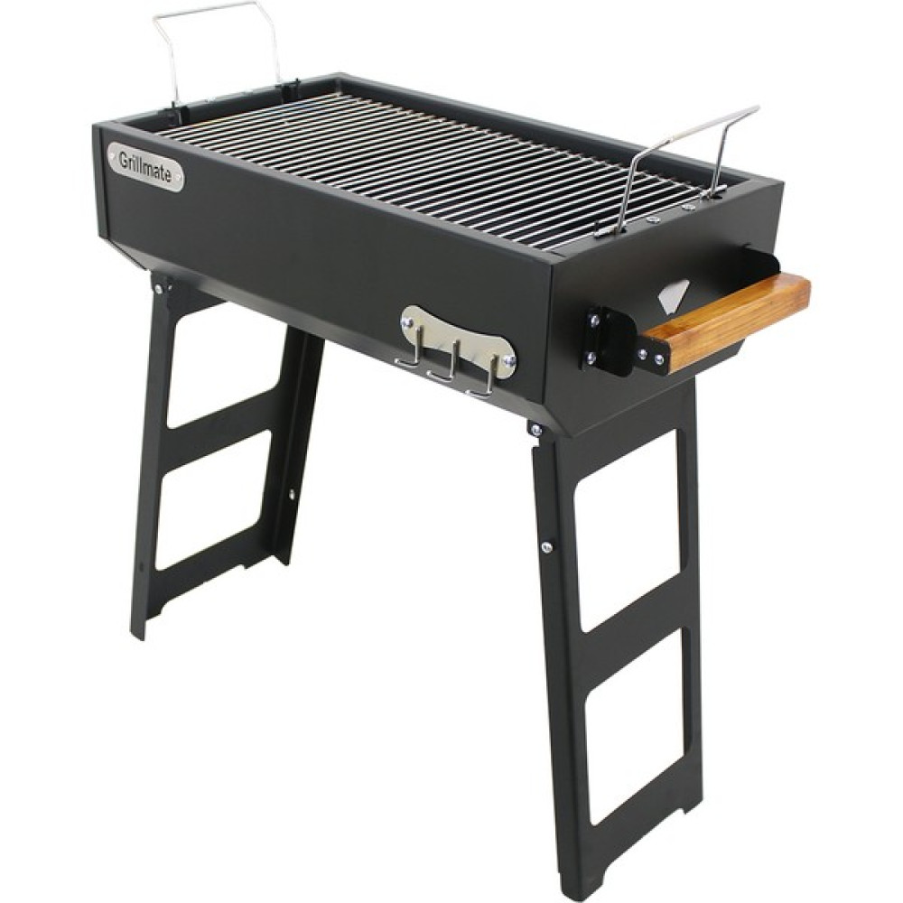 Grillmate GM60-KA Döküm Izgaralı Katlanır Ayaklı Mangal - Siyah Bahçe Mangalı & Barbekü Fiyatı