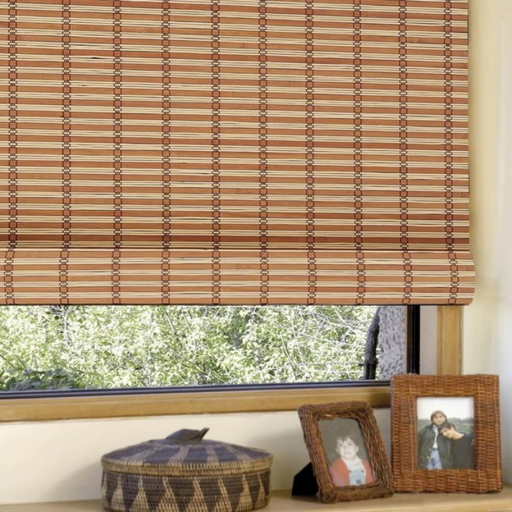 Grimaldi Stor Perde Bambu Balkon Işyeri Iç Mekan Güneşlik - 60 x 180 cm - Sütlü Kahve Stor Perde Fiyatı