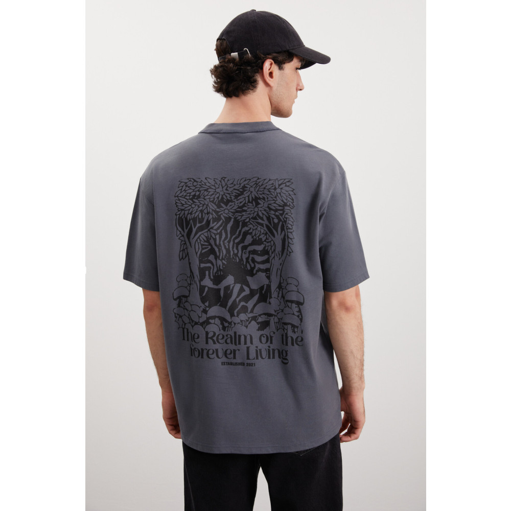 GRIMELANGE Claxton Relaxed T-shirt XL Beden Bayan T-shirt Fiyatı