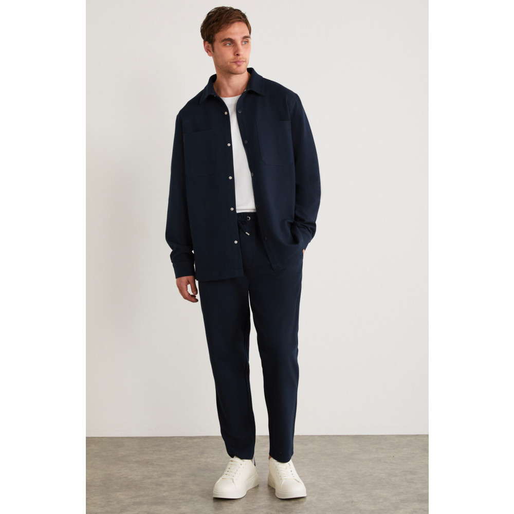 GRIMELANGE HUXLEY Erkek Regular Fit Cepli Lacivert Pantolon 2XL Beden Kadın Pantolon Fiyatı
