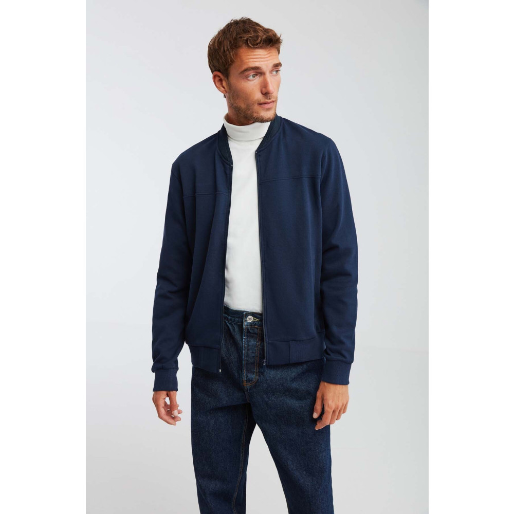 GRIMELANGE Norm Erkek Fermuarlı Triko Yakalı Slim Fit Günlük Bomber Ceket S Beden Bayan Ceket Fiyatı
