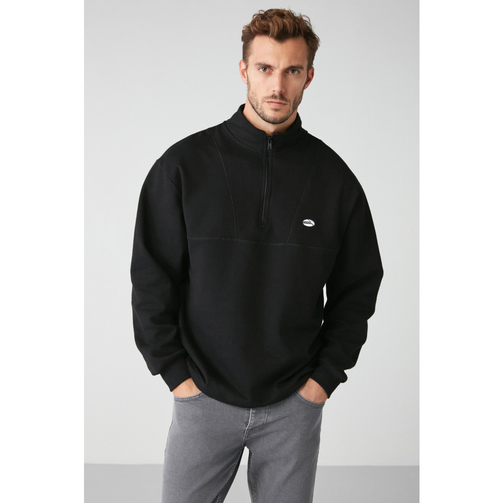 GRIMELANGE Radıant Oversize Siyah Sweatshirt XXL Beden Bayan Sweatshirt Fiyatı