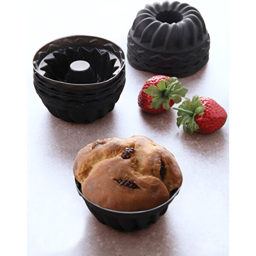 Grimor Life 6 Lı Yıkanabilir Mini Muffin Pişirme Kalıbı, Silikon Muffin, Cupcake Kalıbı Siyah Kek Kalıpları Fiyatı